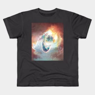 The Space Ship falling Kids T-Shirt